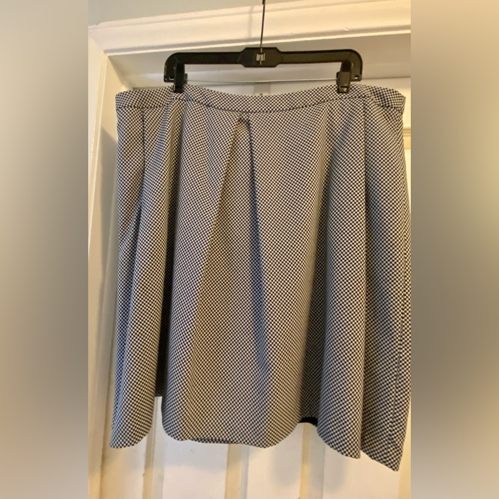 Anne Klein Check Skirt